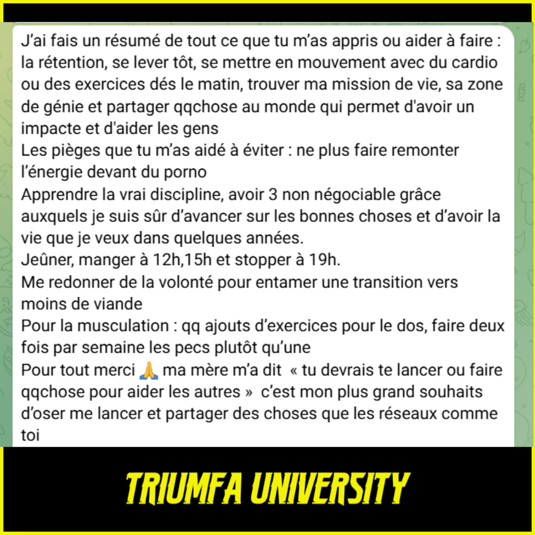 Témoignage capture 19 sur 45.